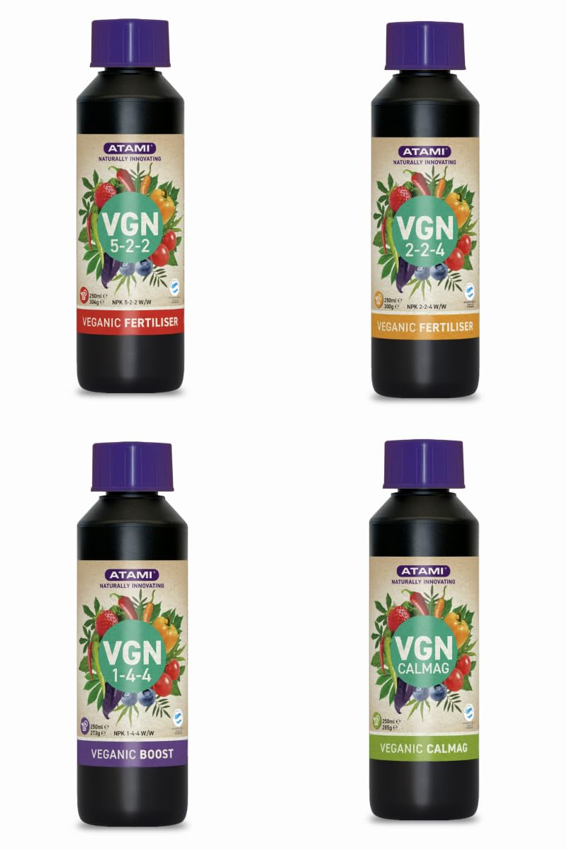 Atami VGN Starterpack - veganer Bio-Dünger 4x250ml